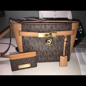 Mk bag along with wallet